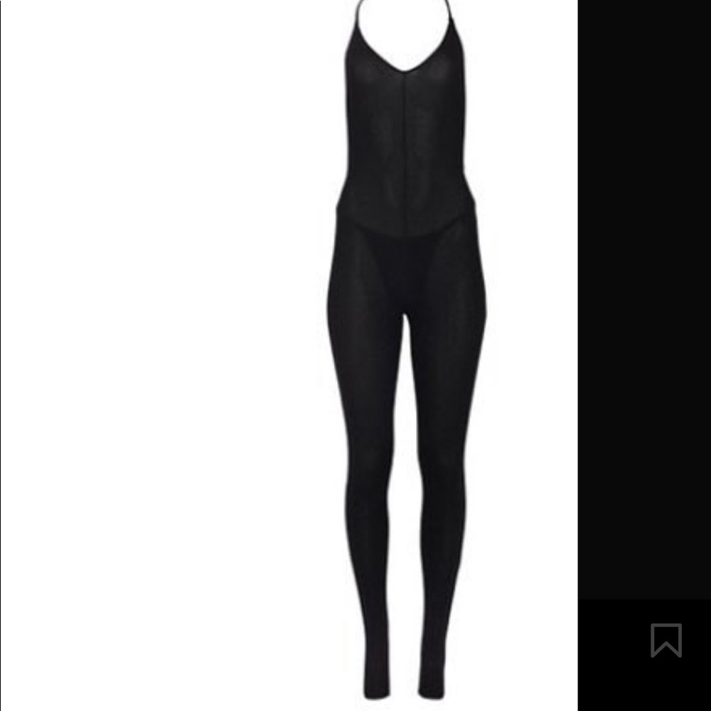 Black Glittery Cat Suit